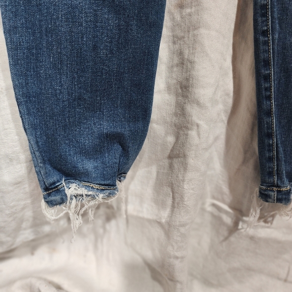 TRICOT sz 1X JEANS destroyed stretch fray - Picture 2 of 9